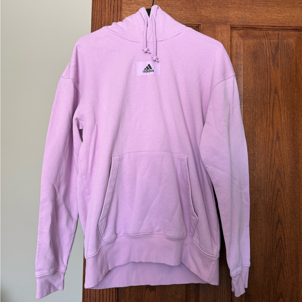 Adidas lilac colored hoodie